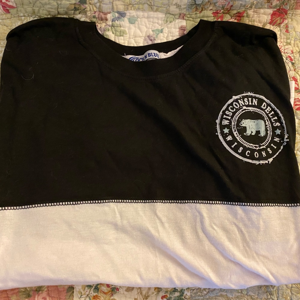 Wisconsin Dells embroidered long sleeve shirt
